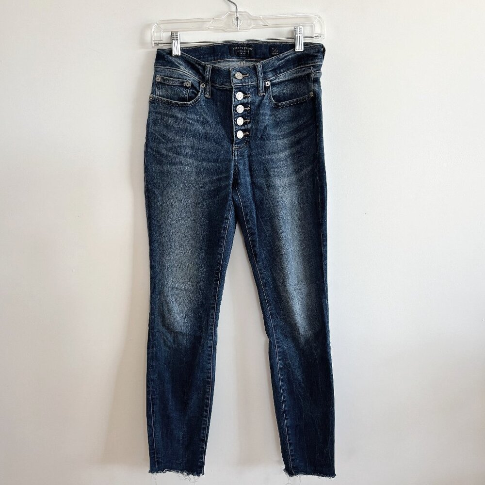 Lucky Brand Mid-Rise Straight Leg Jeans